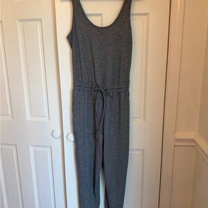 Charcoal Sleeveless Jumpsuit
